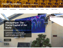 Tablet Screenshot of fractalfoundation.org